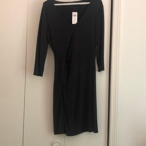 Charcoal grey almost black A&F dress